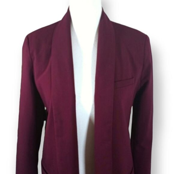 FOREVER 21 PLUM BLAZER SZ.S EUC - Picture 3 of 7